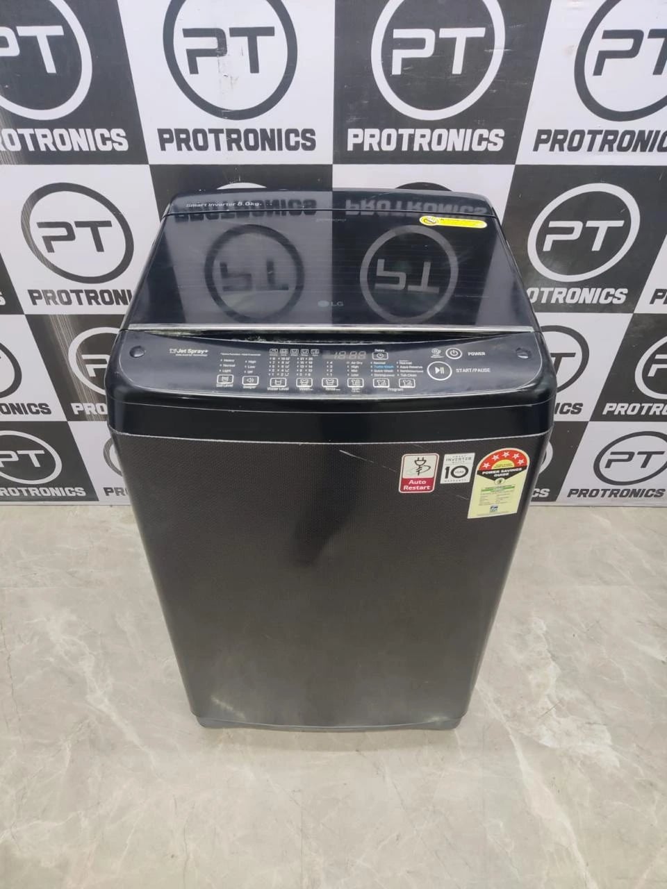 LG Smart Inverter 8 kg Fully Automatic Top Load Washing Machine